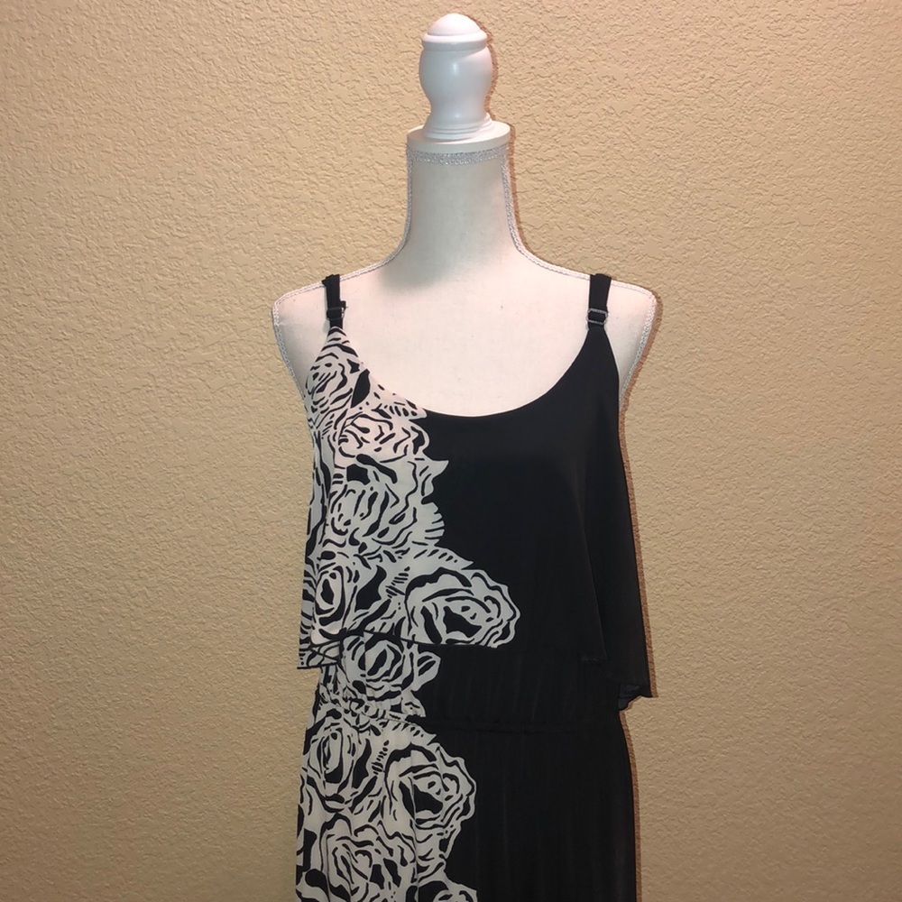 Maxi dress with spaghetti straps